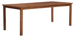 Dipta 200cm Wooden Garden Dining Table In Natural