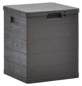 Janya Plastic Garden Storage Box In Brown