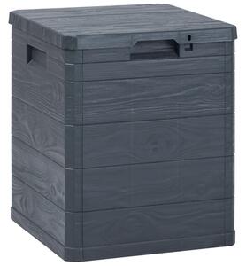 Janya Plastic Garden Storage Box In Anthracite