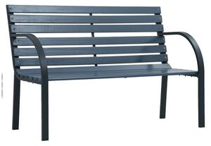 Anvil Outdoor Wooden Seating Bench In Black