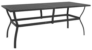 Lanai Steel 190cm Garden Dining Table In Anthracite