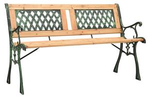 Adyta Outdoor Wooden Cross Design Seating Bench In Natural