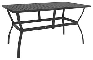 Lanai Steel 140cm Garden Dining Table In Anthracite