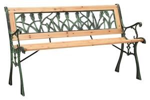 Adyta Outdoor Wooden Tulip Design Seating Bench In Natural