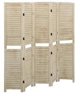 Helsa Wood Paulownia 5 Panels 175cm x 165cm Room Divider