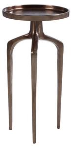 Dairen Aluminium Side Table In Rough Bronze