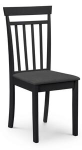 Calista Wooden Dining Chair In Black