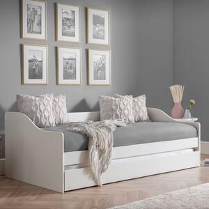 Esslingen Wooden Daybed With Guest Bed In Surf White