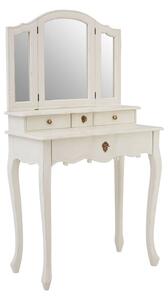 Luria Wooden Dressing Table With Mirror In White