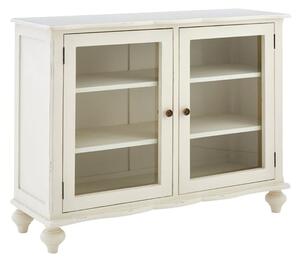 Luria Wooden Display Cabinet With 2 Doors In White