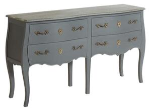 Luria Wooden Double Chest Of 4 Drawers In Grey