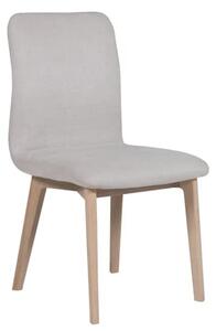 Marlon Fabric Dining Chair With Oak Legs In Natural