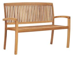 Perkha Wooden 2 Seater Garden Seating Bench In Oak