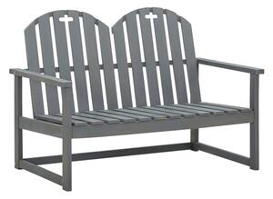 Hazel Wooden Garden Seating Bench In Grey