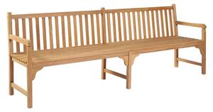 Jota 228cm Wooden Garden Seating Bench In Natural