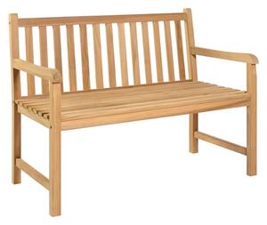 Jota 114cm Wooden Garden Seating Bench In Natural