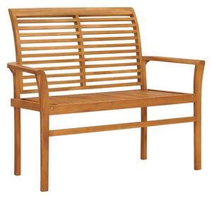 Elena Wooden Garden Seating Bench In Natural