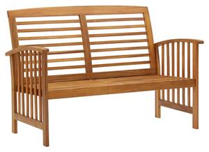 Zeya Wooden Garden Seating Bench In Natural