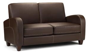 Vaughn 2 Seater Sofa in Chestnut Faux Leather