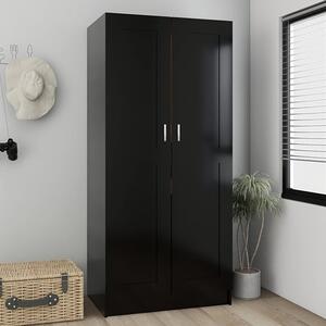 Inara Wooden Wardrobe With 2 Doors In Black