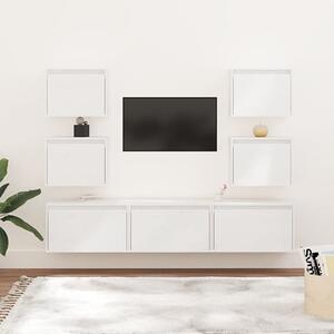 Harlan Solid Pinewood Entertainment Unit In White