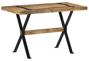 Heinz Small Rough Mango Wood Dining Table In Natural