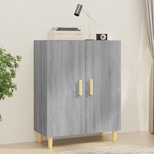 Pirro Wooden Sideboard With 2 Doors In Grey Sonoma Oak