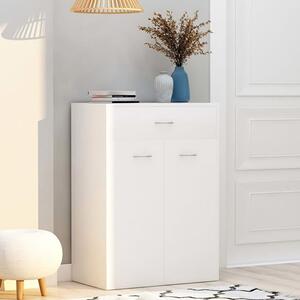 Cadao Wooden Shoe Storage Cabinet With 2 Doors In White