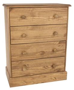 Calixto Wooden Chest Of 4 Drawers In Oak