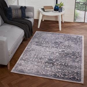 Arabella Windsor 80x150cm Damask Pattern Rug In Blue