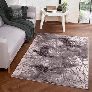 Bianco 185TA 80x150cm Luxury Rug In Dark Grey And Grey