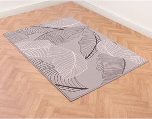 Poly Autumn 80x150cm Modern Pattern Rug In Mouse