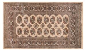 Bokhara 60x90cm Hand-Knotted Wool Rug In Beige