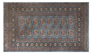 Bokhara 60x90cm Hand-Knotted Wool Rug In Blue