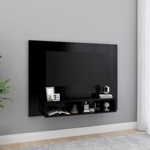 Caron Wooden Wall Entertainment Unit In Black