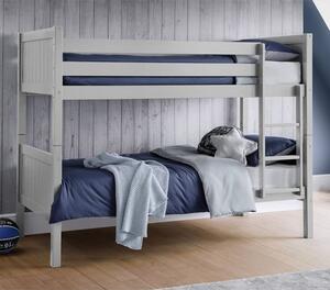 Bandit Wooden Bunk Bed In Dove Grey