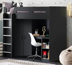 Haldis High Sleeper Bunk Bed In Anthracite