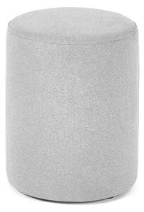 Saeran Linen Fabric Side Stool In Grey