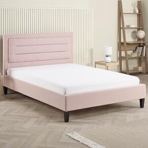 Picasso Fabric Single Bed In Pink