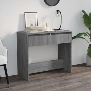 Finley Wooden Console Table With 2 Drawers In Grey Sonoma Oak