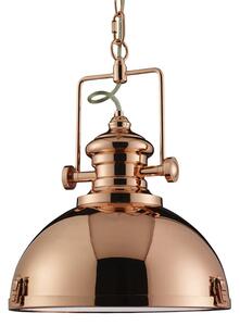 Louisiana Industrial Ceiling Pendant Light In Copper