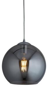 Balls Medium Smoked Glass Ceiling Pendant Light In Chrome