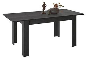 Raya Extending Wooden Dining Table In Black Ash