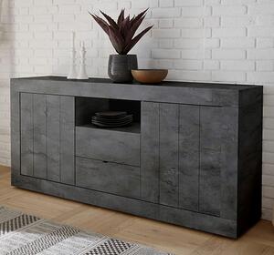 Nitro Wooden Sideboard With 2 Doors 2 Drawers In Oxide