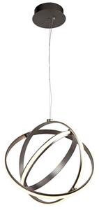 Magic LED 3 Lights Ceiling Pendant Light In Satin Nickel