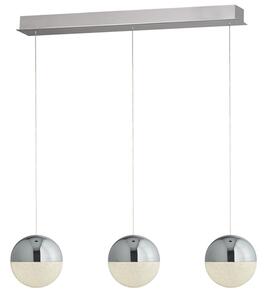 Marbles LED 3 Lights Bar Ceiling Pendant Light In Chrome