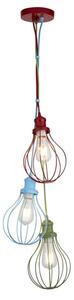 Novelty 3 Lights Balloon Pendant Light In Multicoloured