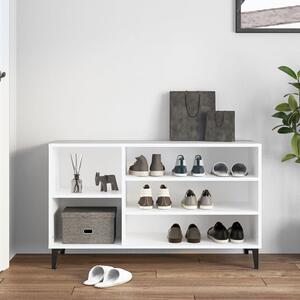 Clanton Wooden Shoe Storage Bench In White