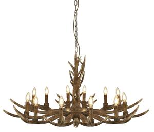 Stag 12 Lights Ceiling Pendant Light In Natural