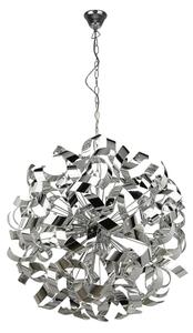 Curls Large 6 Lights Ceiling Pendant Light In Chrome